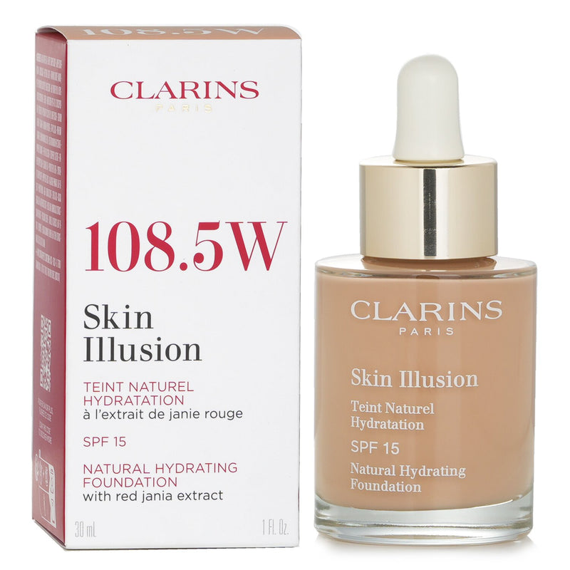 Clarins Skin Illusion Natural Hydrating Foundation SPF 15 - # 108.5 Cashew  30ml/1oz