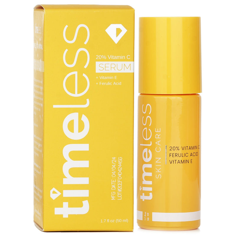 Timeless Skin Care 20% Vitamin C Serum + Vitamin E + Ferulic Acid  50ml/1.7oz