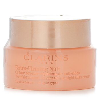 Clarins Extra Firming Nuit Wrinkle Control, Regenerating Night Silky Cream (All Skin Type) (Box Damaged)  50ml/1.6oz