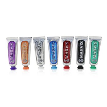 Marvis 7pcs Toothpaste Set - Flavour Collection (Box Slightly Damaged)  7x25ml/1.3oz