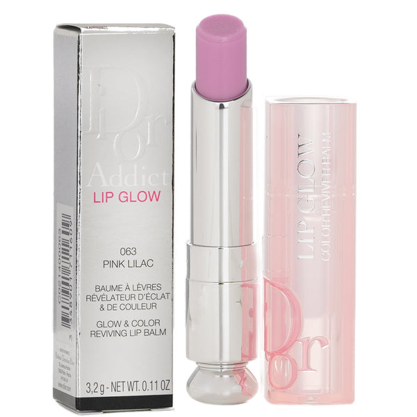 Christian Dior Dior Addict Lip Glow & Colour Reviving Lip Balm # 063 Pink Lilac  3.2g/0.11oz