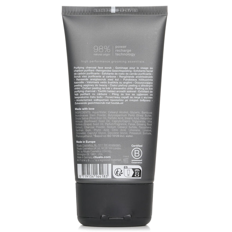 Rituals Homme Charcoal Face Scrub  125ml