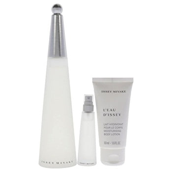 Issey Miyake Leau Dissey EDT Spray, 0.33oz EDT Spray, 1.6oz Body Lotion Women 3.3oz