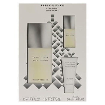 Issey Miyake L'eau d'Issey Pour Homme Men Gift Set 3 Piece