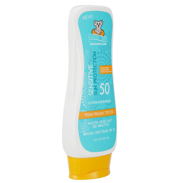 Australian Gold Little Joey Lotion Sunscreen SPF 50 (Sensitive Sun Protection)  237ml/8oz