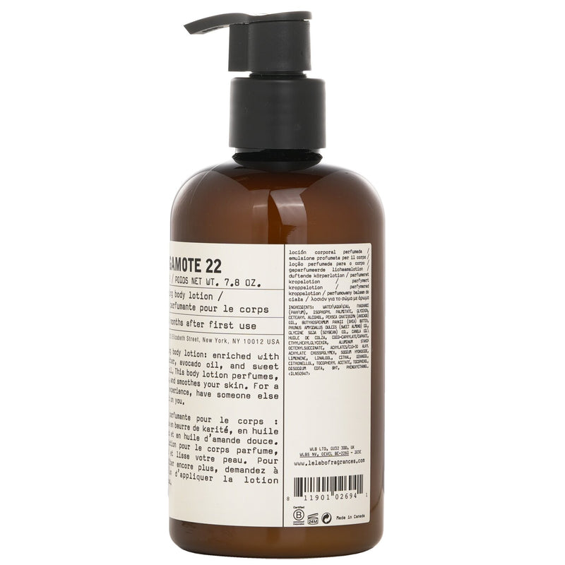 Le Labo Bergamote 22 Body Lotion  237ml