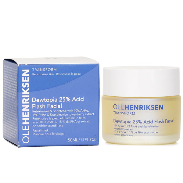 Ole Henriksen Dewtopia 25% Acid Flash Facial Mask  50ml