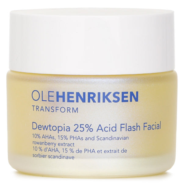 Ole Henriksen Dewtopia 25% Acid Flash Facial Mask  50ml