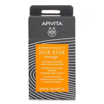 Apivita Express Beauty Hair Mask Orange Shine & Revitalizing  6x20ml