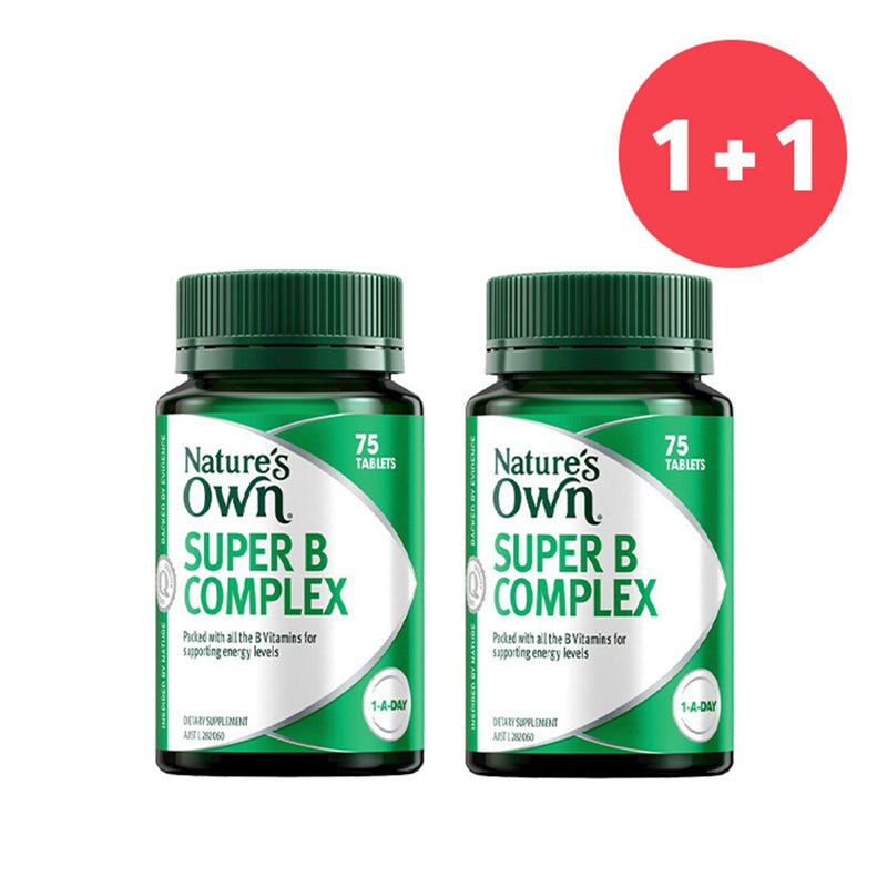 Nature's Own ?Buy 1 Get 1?Super B Complex 75 capsules (Add ONE to Cart and get TWO)  2pcs