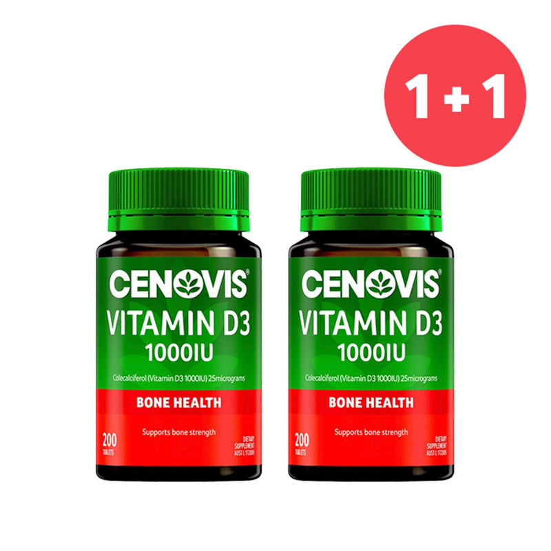 Cenovis ?Buy 1 Get 1?Calcium VD 200 Tablets (Add ONE to Cart and get TWO)  2pcs