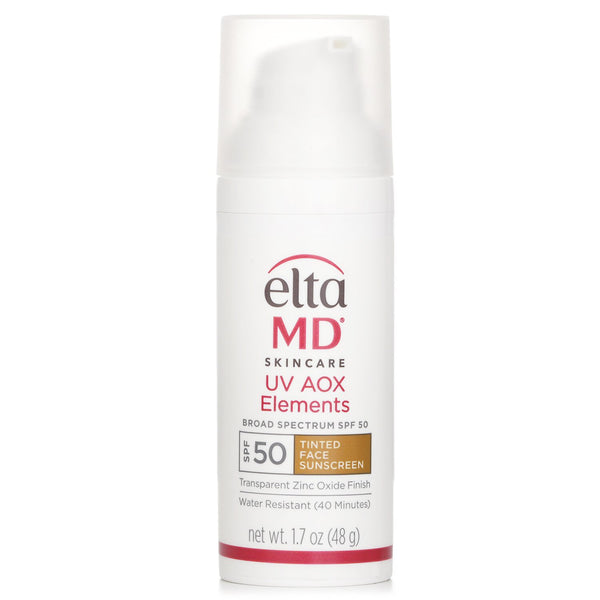 EltaMD UV AOX Elements Tinted Mineral Face Sunscreen SPF 50  48g/1.7oz