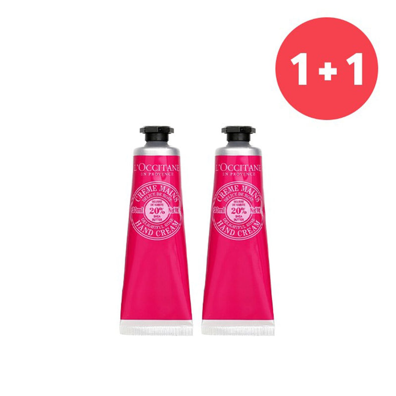 L'Occitane ?Buy 1 Get 1?Delightful Rose Hand Cream  (Add ONE to Cart and get TWO)  30ml/1oz