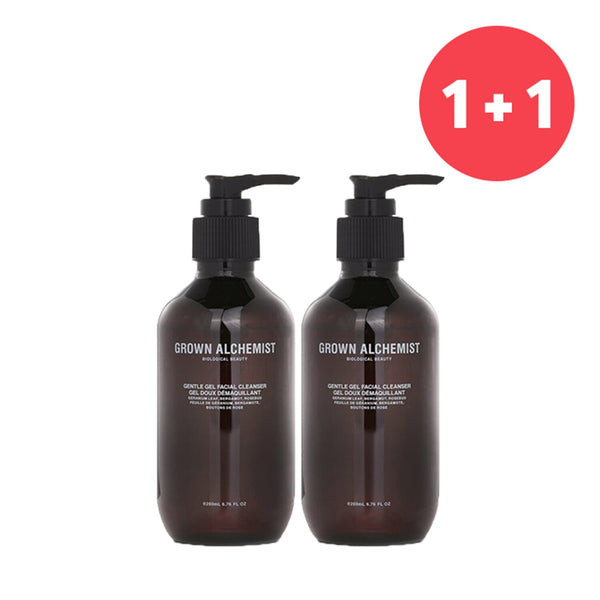 Grown Alchemist ?Buy 1 Get 1?Gentle Gel Facial Cleanser - Geranium Leaf, Bergamot & Rose-Bud (Add ONE to Cart and get TWO)  200ml/6.67oz