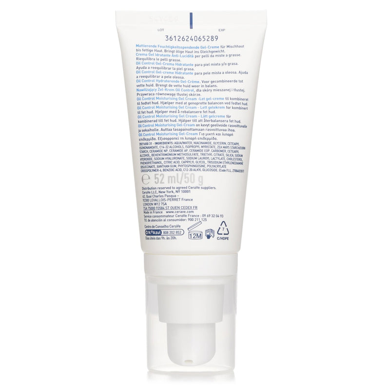 CeraVe Oil Control Gel Moisturizing Cream  52ml