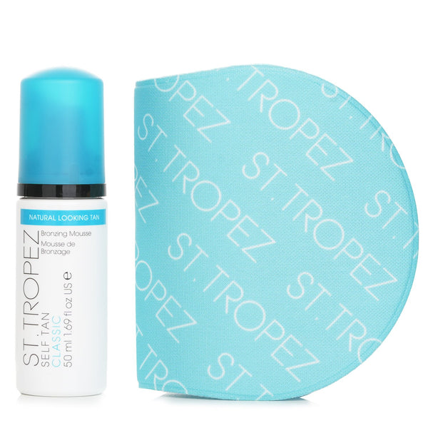 St. Tropez Self Tan Classic Mini Kit: Bronzing Mousse 50ml + Application Mitt  2pcs