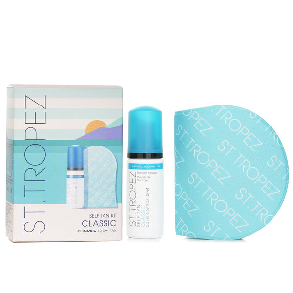 St. Tropez Self Tan Classic Mini Kit: Bronzing Mousse 50ml + Application Mitt  2pcs