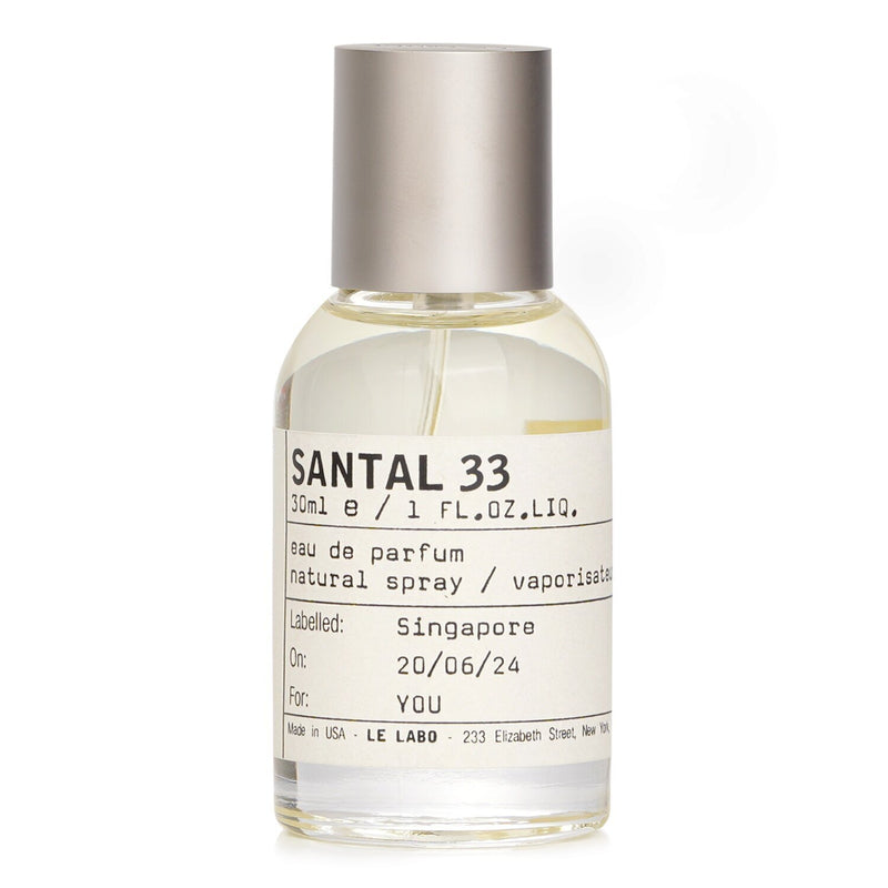 Le Labo Santal 33 Eau De Parfum Spray (Unboxed)  30ml