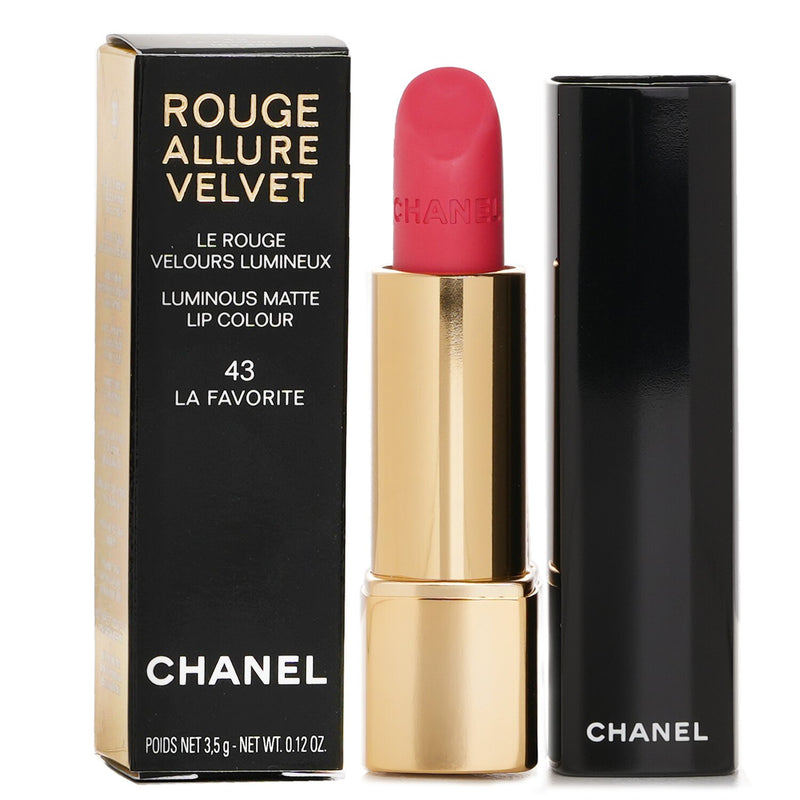 Chanel Rouge Allure Velvet Luminous Matte Lip Colour - # 43 La Favorite  3.5g/0.12oz