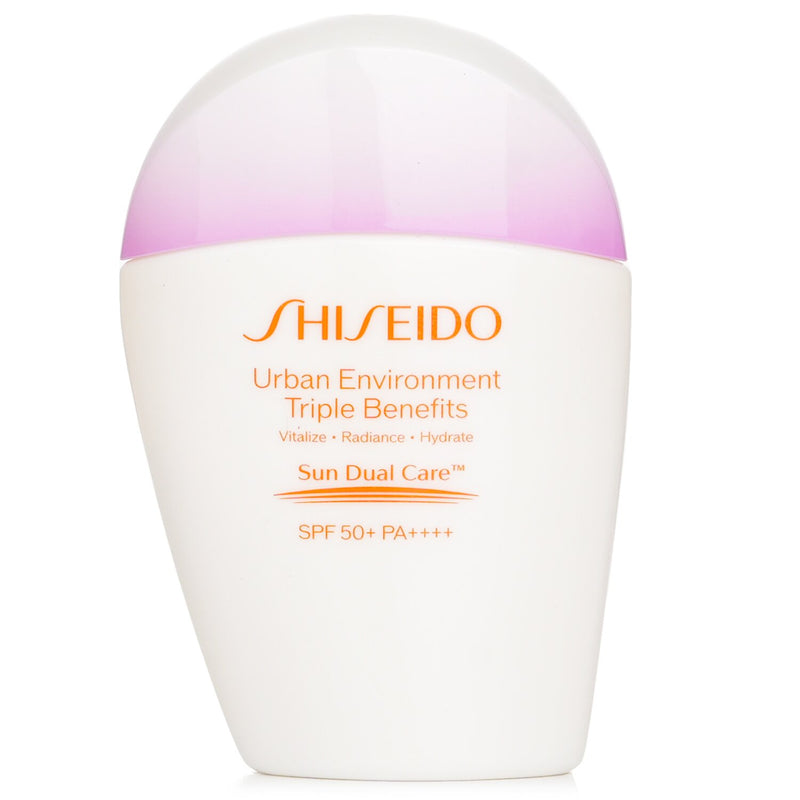 Shiseido Urban Environment Triple Beauty Suncare Emulsion SPF 50+  30ml