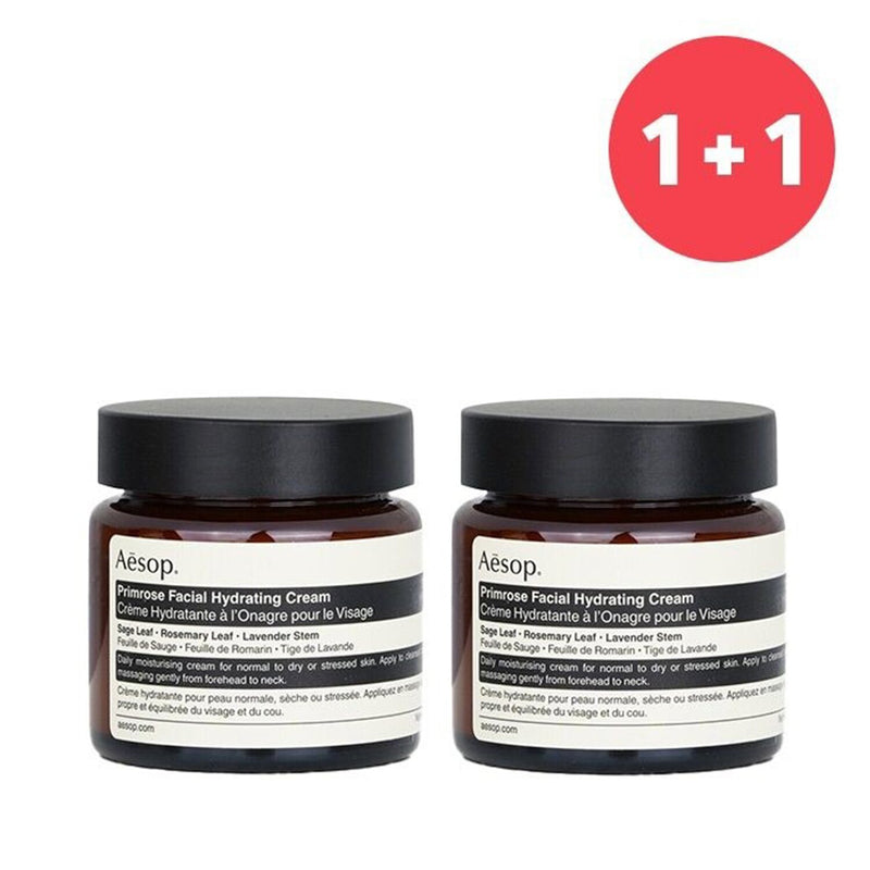 Aesop ?Buy 1 Get 1?Primrose Facial Hydrating Cream   (Add ONE to Cart and get TWO)  60ml/2oz