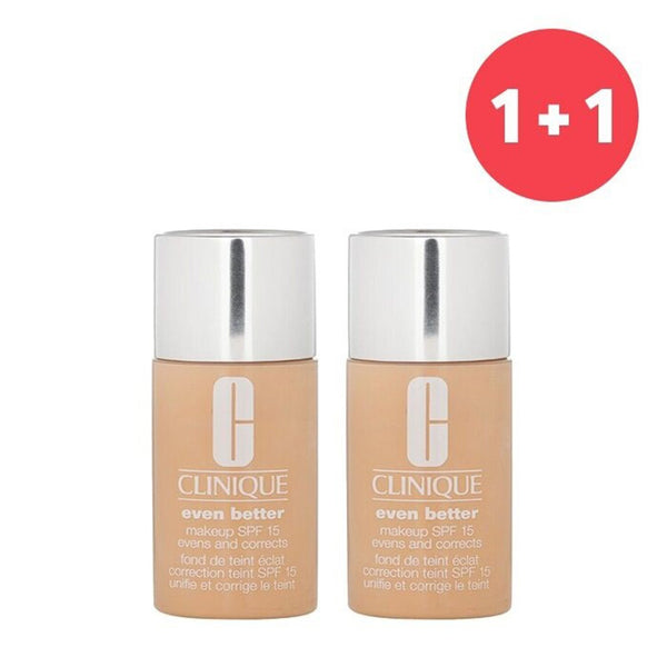 Clinique ?Buy 1 Get 1?Even Better Makeup SPF15 (Dry Combination to Combination Oily) - No. 25 Buff   (Add ONE to Cart and get TWO)  30ml/1oz