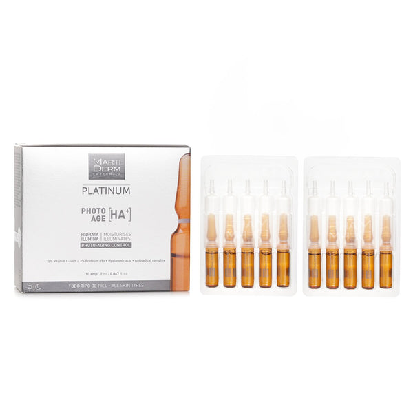 Martiderm Platinum Photo Age HA+ Ampoules  10x 2ml