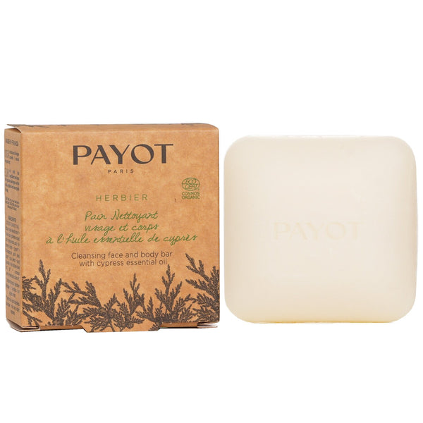 Payot Herbier Cleansing Face And Body Bar With Crypress Essential Oil (Exp. Date: 08/2025)  85g/2.9oz