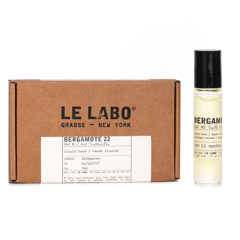 Le Labo Bergamote 22 Liquid Balm  9ml/0.3oz