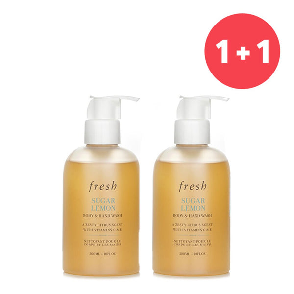 Fresh 【1+1 Set】Sugar Lemon Bath & Shower Gel  300ml/10oz x2