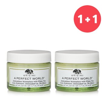 Origins 【1+1 Set】A Perfect World Antioxidant Moisturizer With White Tea  50ml/1.7oz x2