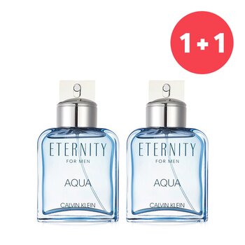 Calvin Klein 【1+1 Set】Eternity Aqua Eau De Toilette Spray  100ml/3.4oz x2