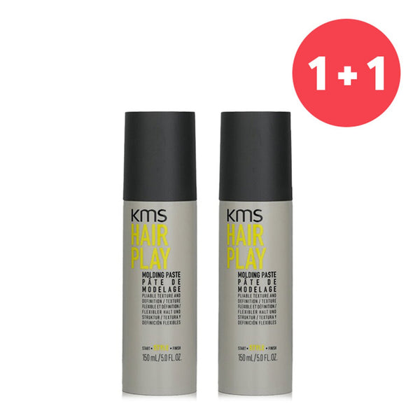 KMS California 【1+1 Set】Hair Play Molding Paste (Pliable Texture And Definition)  150ml/5oz x2