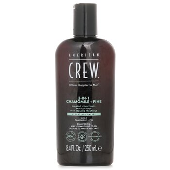 American Crew 3-in-1 Chamomile + Pine Shampoo,  Conditioner And Body Wash  250ml/8.4oz