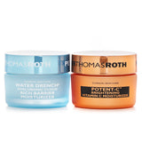 Peter Thomas Roth Day & Night Moisture Must Haves Kit: Porent C Vitamin C Moisturizer 20ml+Water Drerch Rich Barrier Moisturizer 20ml  2pcs