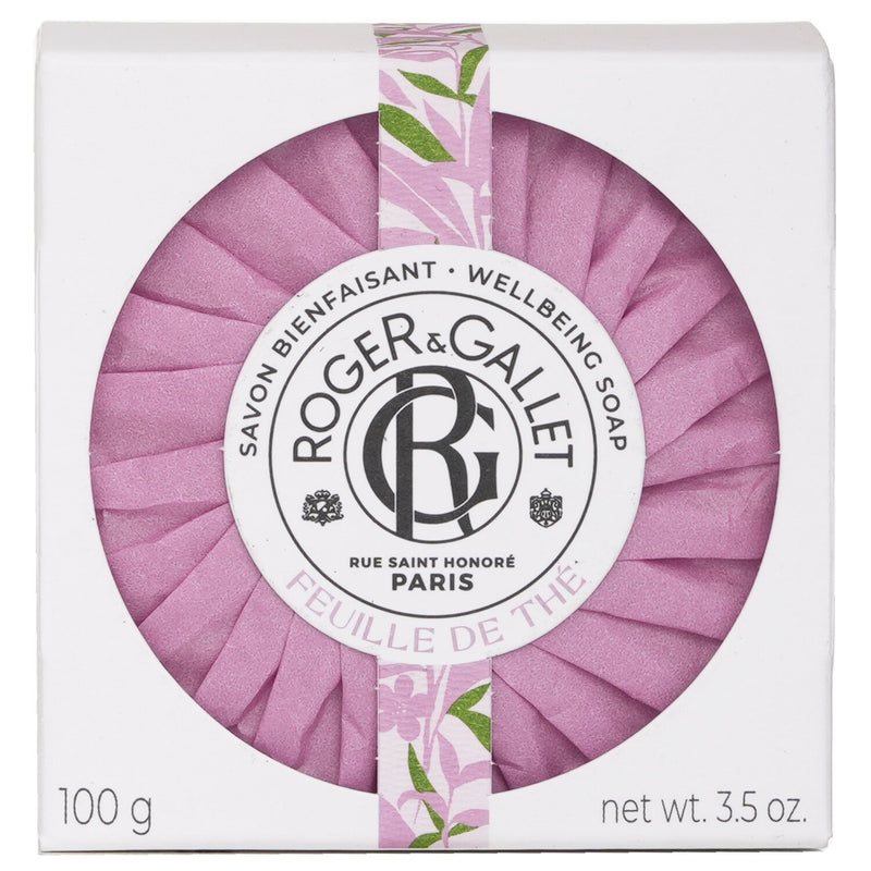 Roger & Gallet Feuille De The Wellbeing Soap  100g