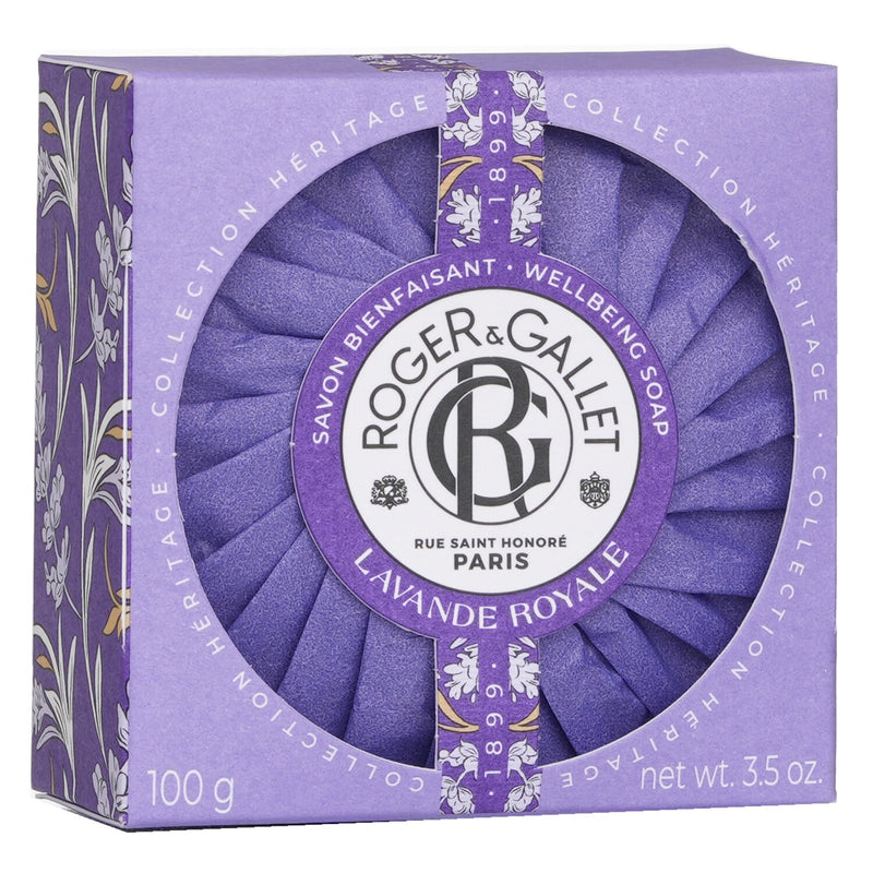 Roger & Gallet Lavande Royale Wellbeing Soap  100g