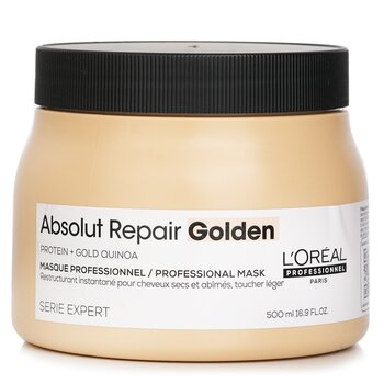 L'Oreal Serie Expert Absolute Repair Golden Protein + Gold Quinoa Professional Mask  500ml