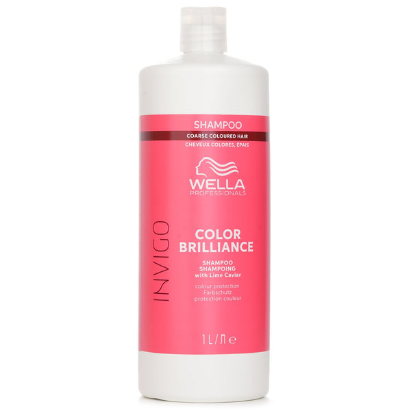 Wella Invigo Color Brilliance Shampoo With Lime Coarse Colored Hair  1000ml