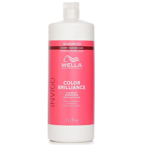 Wella Invigo Color Brilliance Shampoo With Lime Coarse Colored Hair  1000ml