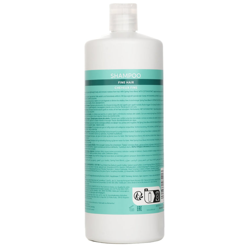 Wella Invigo Volume Boost Shampoo With Cotton Extract Fine Hair  1000ml