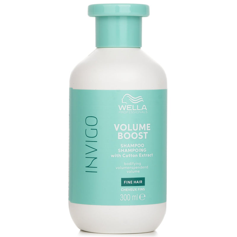 Wella Invigo Volume Boost Shampoo With Cotton Extract Fine Hair  300ml