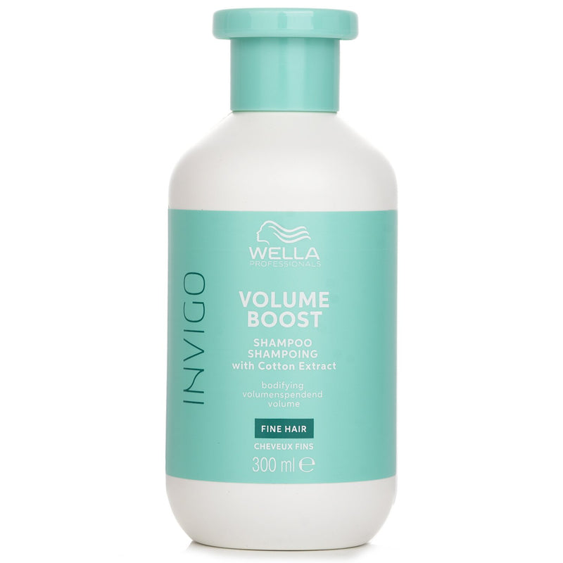 Wella Invigo Volume Boost Shampoo With Cotton Extract Fine Hair  300ml
