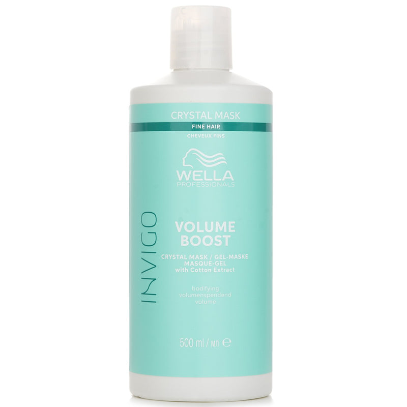 Wella Invigo Volume Boost Crystal Mask With Cotton Extract Fine Hair  500ml