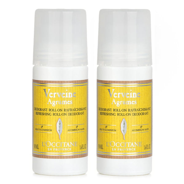 L'Occitane 【1+1 Set】Citrus Verbena Refreshing Roll-On Deodorant  50ml/1.6oz x2