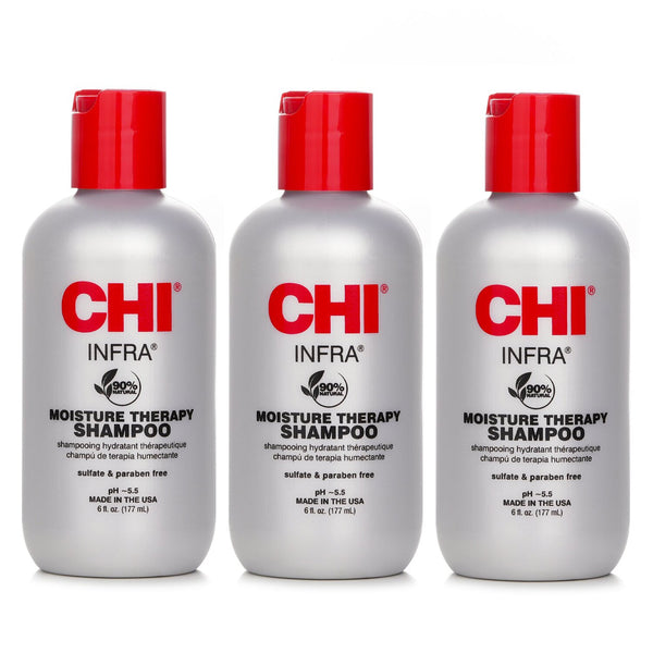 CHI 【Super Saver Pack】Infra Moisture Therapy Shampoo x3  177ml/6oz x3