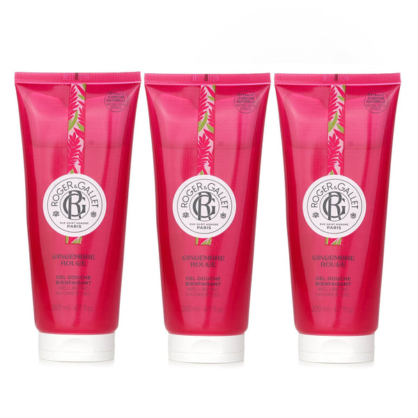 Roger & Gallet 【Super Saver Pack】Gingembre Rouge Wellbeing Shower Gel x3  200ml/6.7oz x3