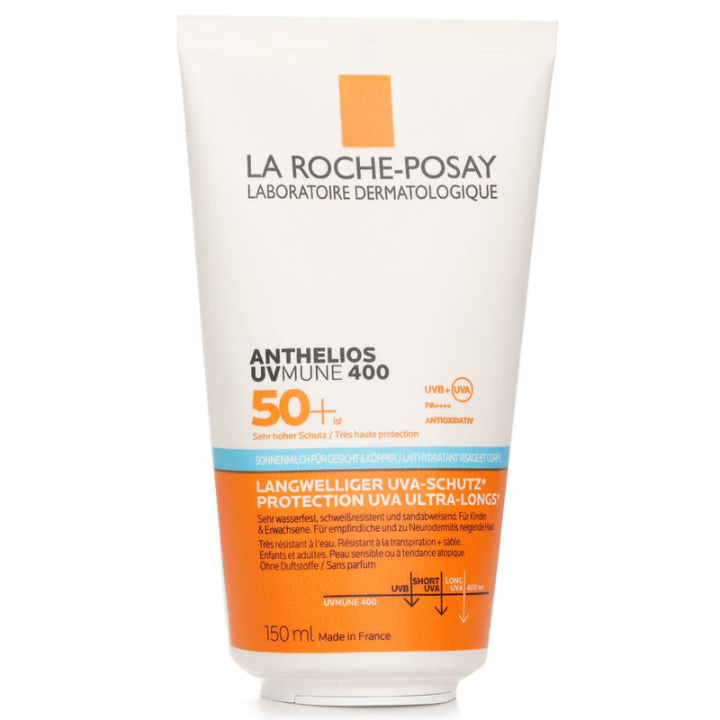 La Roche Posay Anthelios UVmune 400 Moisturizing Milk SPF 50 (For Face And Body)  150ml