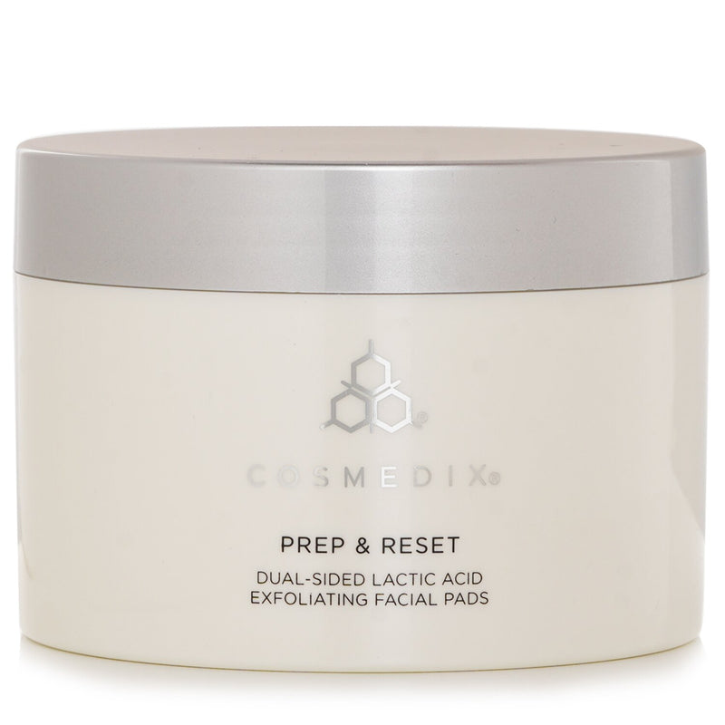 CosMedix Prep & Reset Dual Sided Lactic Acid Exfoliating Facial Pads  25 Pads