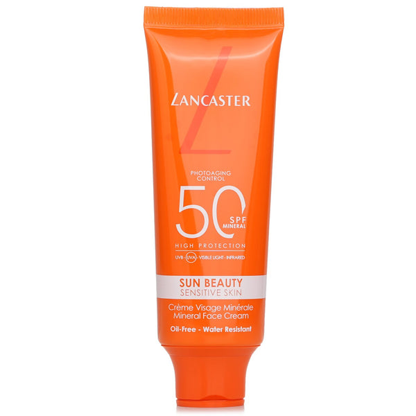 Lancaster Sun Beauty Sensitive Skin Mineral Face Cream SPF 50  50g